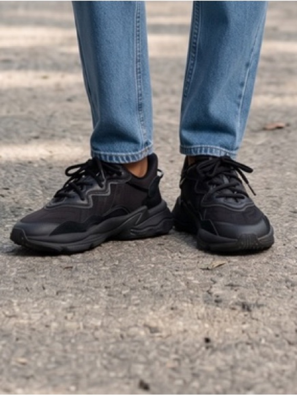 All-Black Adidas